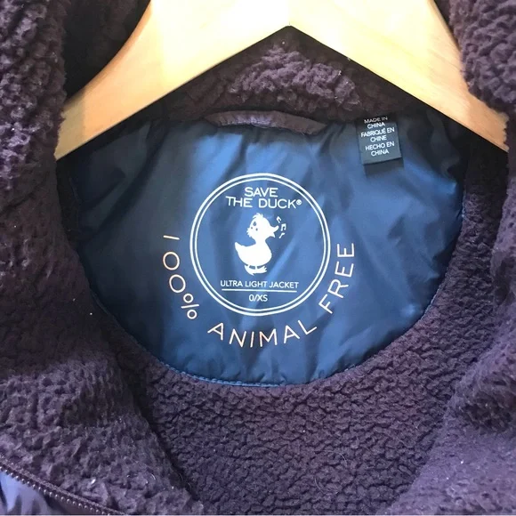 SAVE THE DUCK Vegan Hoodie Puffer Jacket (0/XS) - Picture 9 of 11
